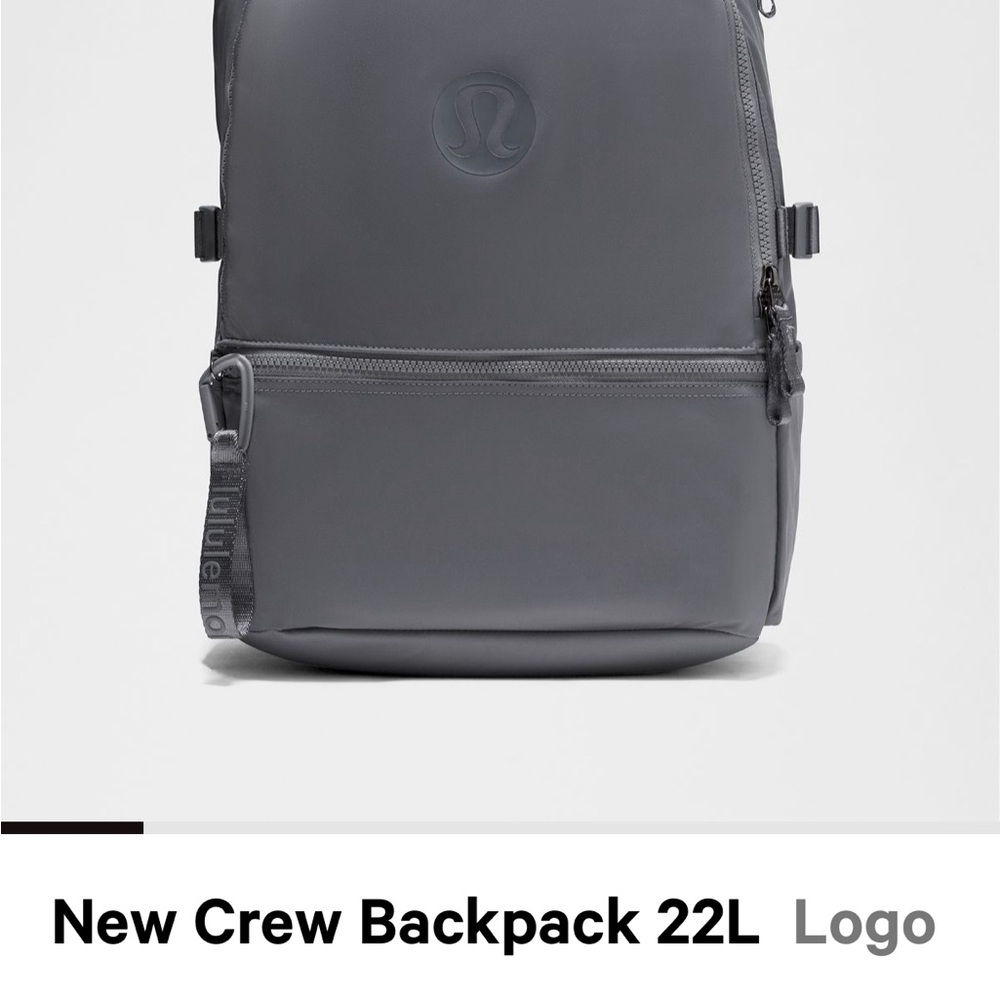 Lululemon Athletica Gray Modern Backpack